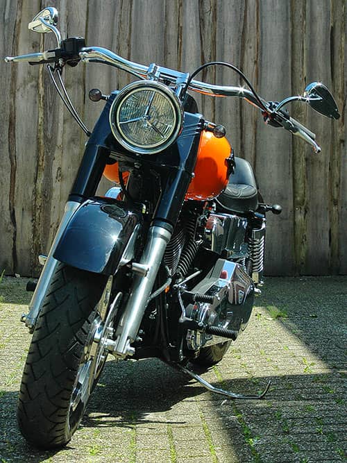 Orange Big Boy - Harley-Davidson Custom Bikes
