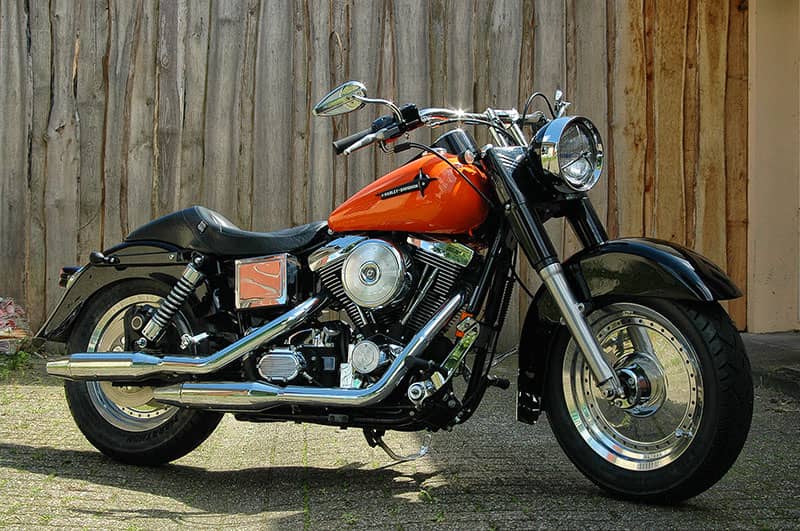 Orange Big Boy - Harley-Davidson Custom Bikes