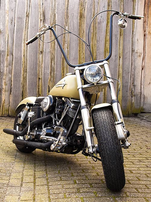 Army Old Style Chopper - Harley-Davidson Custom Bikes