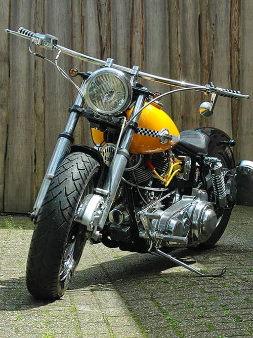 Yellow Cap Bike - Harley-Davidson Custom Bikes